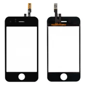 iPhone 3G Dokunmatik Ön Cam Orj - Siyah - 1