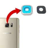 Samsung Galaxy Note 5 N920 Kamera Lensi Kamera Camı - Beyaz - 1