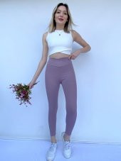 Kadın Fitilli Tayt Gülkurusu - 1