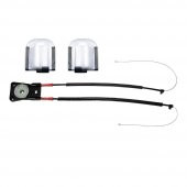 Land Rover Freelander Mk2 2007-2014 Sarmalı Sol Ön Cam Tel Halat Tamir Seti BCDRWY36 - 1