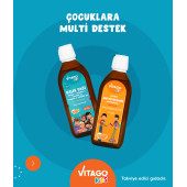 2li Paket Vitago Kids Balık Yağı + Multivitamin Şurup - 2