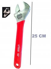 U.TECH 10" Kurbağacık İngiliz Anahtarı 25 cm - 30 mm - 1