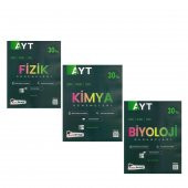 Kafa Dengi AYT Fizik Kimya ve Biyoloji Deneme Seti 3 Kitap - 1