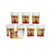 Disney Minnie Mouse Plastik Bardak 8 Adet MİNNİE MOUSE PARTİ ÜRÜNLERİ - 3