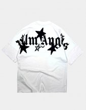 Palm Angels Oversize Erkek Tişört Beyaz - 1