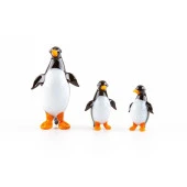 Murano Cam Penguen Seti Üçlü El Yapımı thumbnail 1