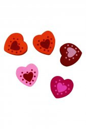 Kalpli Ahşap Boncuk 5 li - 1