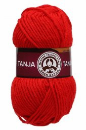 Ören Bayan Tanja El Örgü İpi Flaş Kırmızı 144 - 1