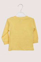 Bisiklet Yaka Erkek Çocuk Body | Sarı - 2