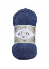 Alize Diva El Örgü İpi Gece Mavi 279 - 1