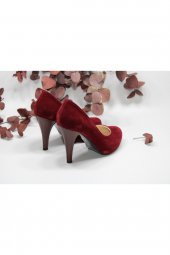 YÜKSEK TOPUKLU  11CM TOPUK 2CM GİZLİ PLATFORM BOYU ABİYE AYAKKABI - 3