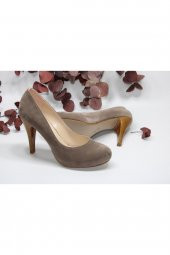 YÜKSEK TOPUKLU  11CM TOPUK 2CM GİZLİ PLATFORM BOYU ABİYE AYAKKABI - 5