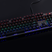 Galax Stealth 03 Blue Switch RGB Aydınlatmalı Mekanik Oyuncu Klavyesi (KGS0314T1MR1BBK0-GLX) - 7