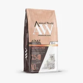 Animal World Somonlu Kısırlaştırılmış Kedi Maması 15 Kg - 1