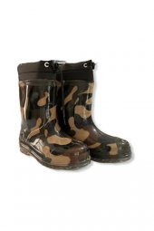 GEZER İÇİ POLARLI KAYMAZ TABAN SU VE SOĞUK GEÇİRMEZ NAYLON ÇİZME - 4