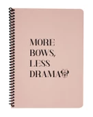 Keskin Color Disney More Bows Less Drama Çizgili Defter 16,5x22,5 80 Yaprak - 1