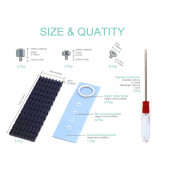 DARK M.2 NVMe, NGFF Alüminyum Soğutucu + Termal Pad + Montaj Vida Seti (DK-AC-M2SCRW) thumbnail 2