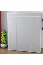 PORMET Pvc Profil Kalın Bez Dolap Gri - 1