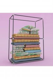 PORMET Bez Dolap Yorgan Hurcu Metal Profilli Yorgan Hurcu Portatif Bez Dolap Metal Profilli - 1