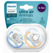 Philips Avent Ultra Air Animals Emzik 0-6 Ay Erkek - 1