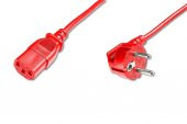 BEEK BC-SCH-C13-018R 1,8m POWER KABLO SCHUKO,KIRMIZI - 1