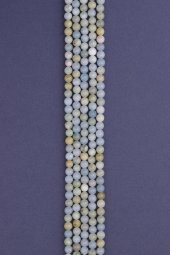 Akuamarin - Heliodor Doğal Taş Dizi 6 mm Küre Kesim thumbnail 1