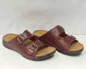 MND ORTOPEDİK ÇİÇEK DESEN ÇİFT TOKA AYARLANABİLİR KADIN GÜNLÜK EV-SOKAK TERLİĞİ - 1