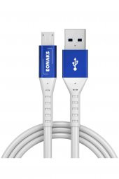Micro Usb Samsung Xiaomi Huawei Uyumlu Hızlı Şarj ve Data Kablosu - 1