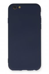 IPhone 6 Lacivert Silikon Rubber Kılıf Arka Kapak thumbnail 2