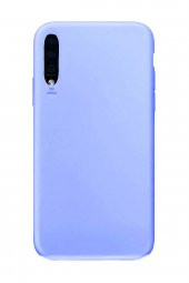 Samsung Galaxy A50s Lila Silikon Rubber Kılıf Arka Kapak - 1