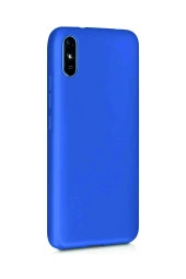 Xiaomi Redmi 9A Lacivert Silikon Rubber Kılıf Arka Kapak thumbnail 2