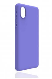 Samsung Galaxy A01 Core Lila Silikon Rubber Kılıf Arka Kapak thumbnail 1