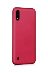 Samsung Galaxy A02s Kırmızı Silikon Rubber Kılıf Arka Kapak thumbnail 2