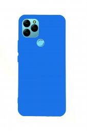 General Mobile GM 21 Mavi Silikon Rubber Kılıf Arka Kapak - 1