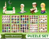 DİNİMİ ÖĞRENİYORUM PUZZLE 10’LU SET - 2