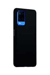 Oppo A54 4G Siyah Silikon Rubber Kılıf Arka Kapak thumbnail 1