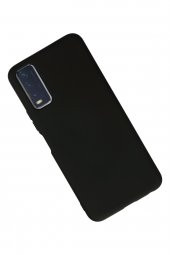 Vivo Y20 Siyah Silikon Rubber Kılıf Arka Kapak thumbnail 2