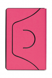 7 Inc Pembe Tablet Kılıfı 360° Dönebilen Stantlı Universal Tam Koruma - 1
