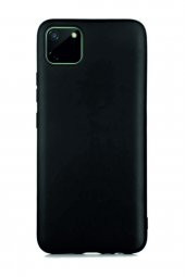 Oppo Realme C20 Siyah Silikon Rubber Kılıf Arka Kapak - 1