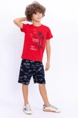 Roly Poly 2709 California Kırmızı Erkek Çocuk Bermuda Takım - 3
