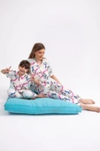 Roly Poly 2786 Garson Love Krem Kız Çocuk Gömlek Pijama Takımı - 2