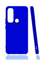 Infinix Hot 9 Mavi Silikon Rubber Kılıf Arka Kapak thumbnail 2