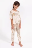 Arnetta 1808 Cool Girl Fildişi Salaş Kız Çocuk Pijama Takımı - 3