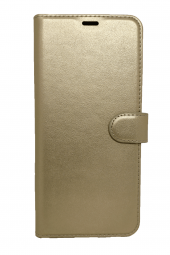 Samsung Galaxy A71 Cüzdan Kılıf Kapaklı Stantlı Gold - 1