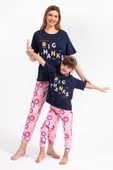 Roly Poly 2800 Big Thanks Lacivert Kız Çocuk Pijama Takımı - 2