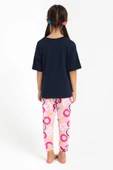 Roly Poly 2800 Big Thanks Lacivert Kız Çocuk Pijama Takımı thumbnail 5
