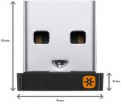 Logitech Yeni Usb Unifying Alıcı - Siyah 910-005931 - 2