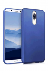 Huawei Mate 10 Lite Mavi Silikon Rubber Kılıf Arka Kapak - 1