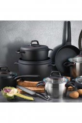 Korkmaz A1354 Gusto Plus Kısa Tencere 24 x 6,5 - 3
