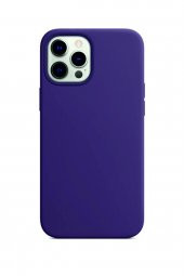 IPhone 13 Pro Mor Silikon Rubber Kılıf Arka Kapak thumbnail 1